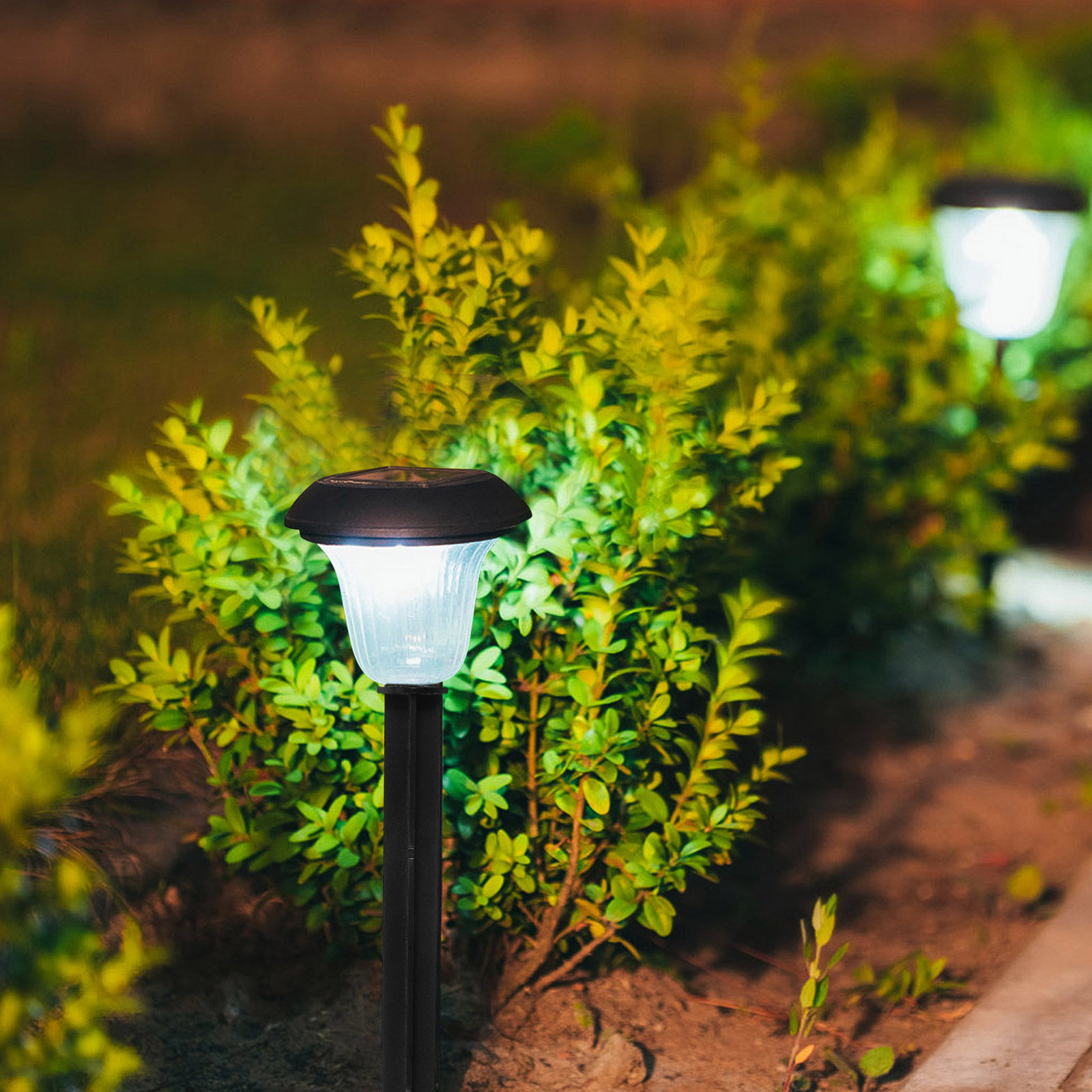 Christmas Lights Outdoor - 10Pcs Lawn Light Accessories Plastic Stakes