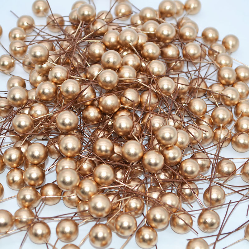 Christmas Wreath Fake - 50pcs Mini Pearl Plastic Stamens Artificial