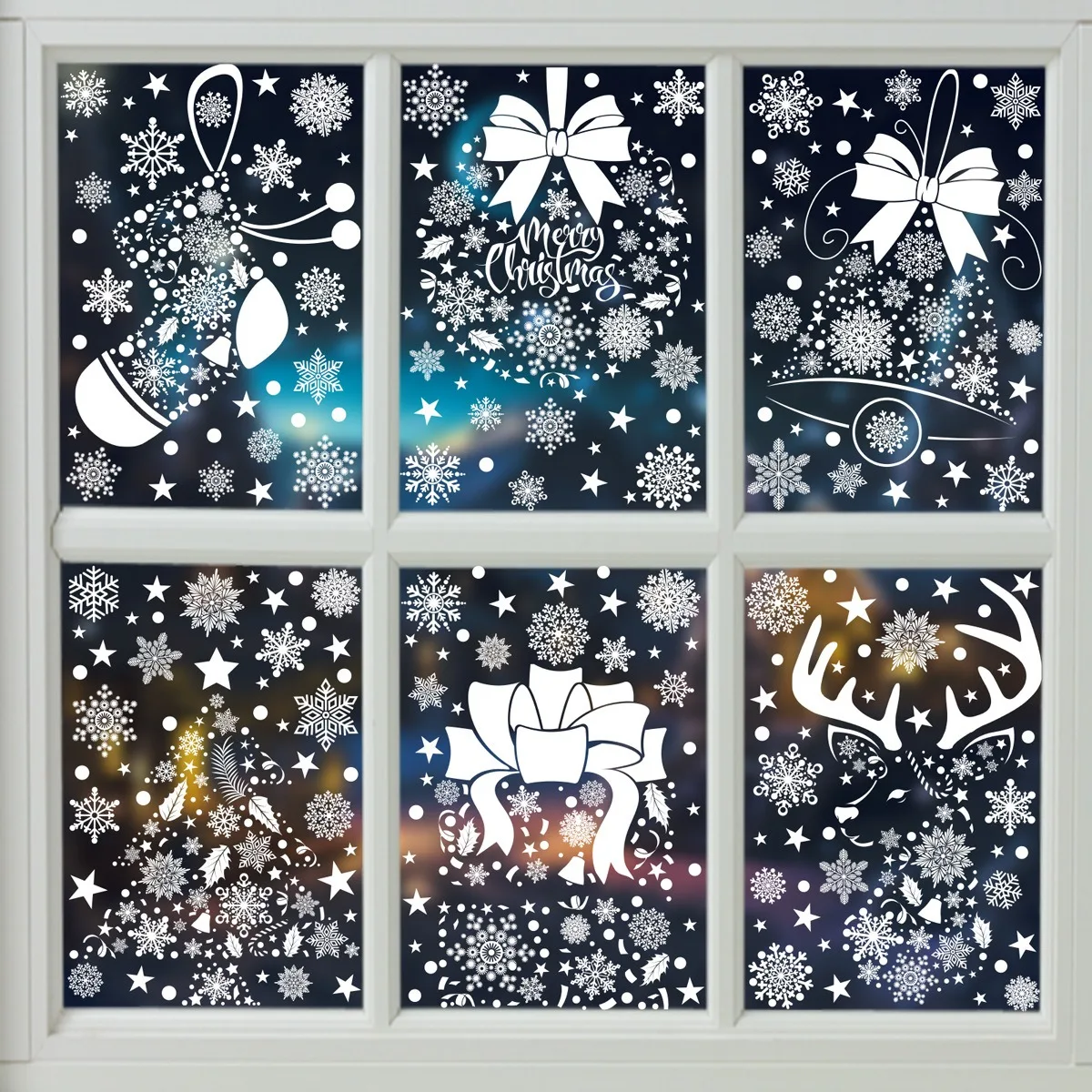 Christmas Wall Sticker Snowfla - Snowflake Window Decal review and price