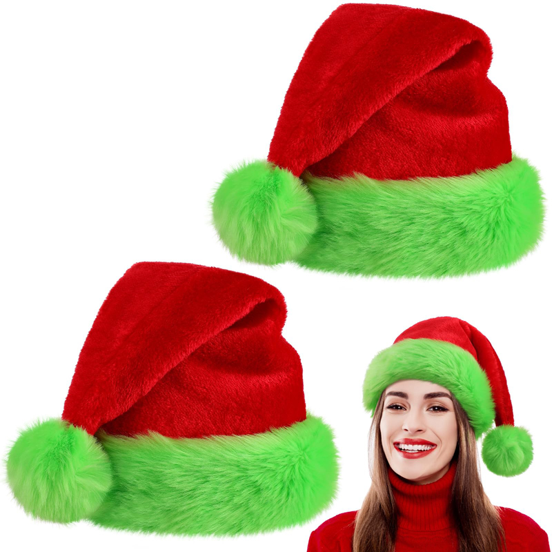 1pc, Santa Claus hat Christmas - Santa Hat Plush review and price