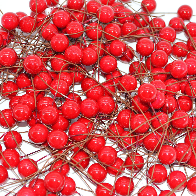 50pcs Mini Pearl Plastic Stame - Christmas Wreath Fake review and price