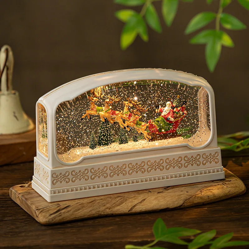 Rectangular Resin Snow Globe M - Snow Globe Musical review and price