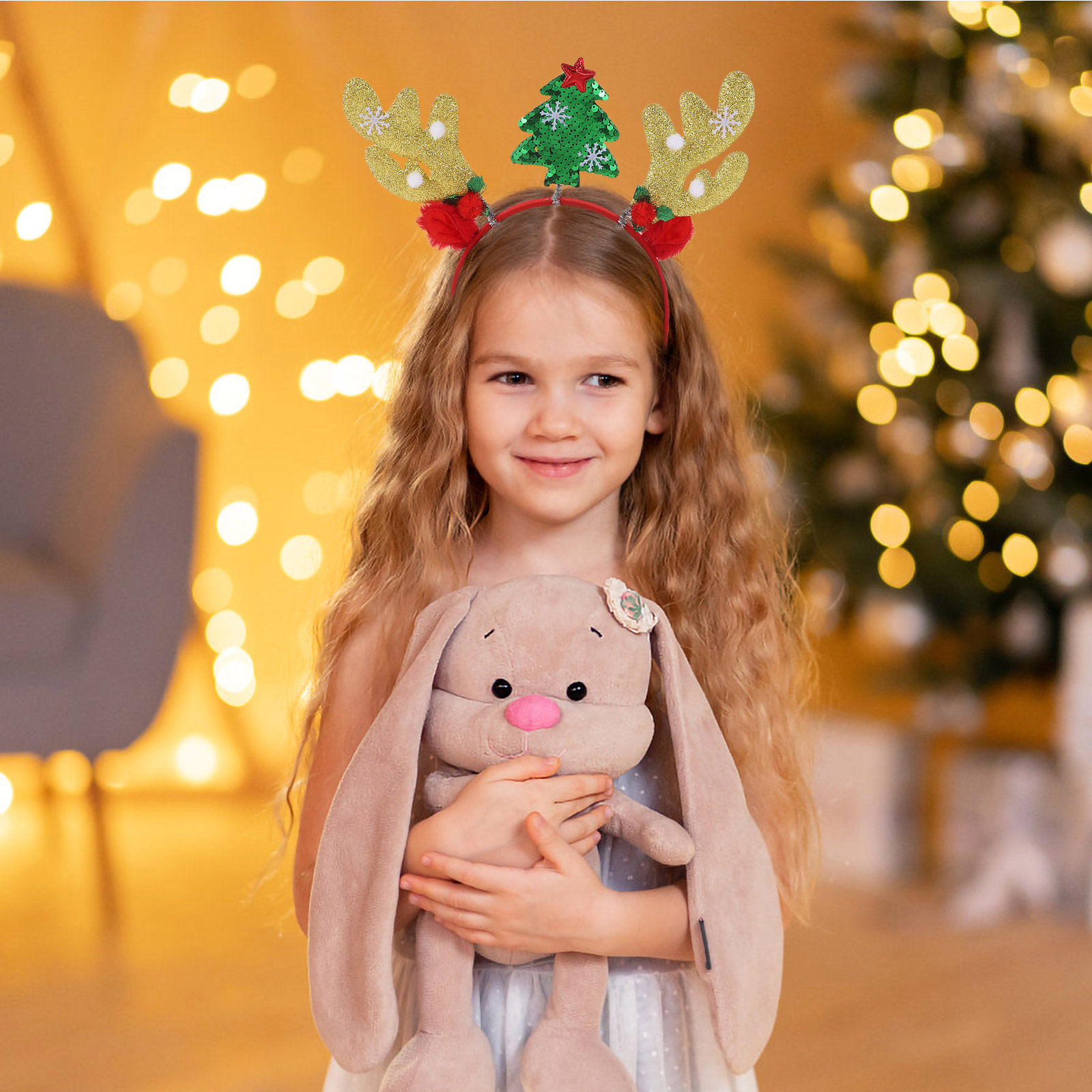 2Pcs Christmas Reindeer Antler - Reindeer Antlers Headband review and price