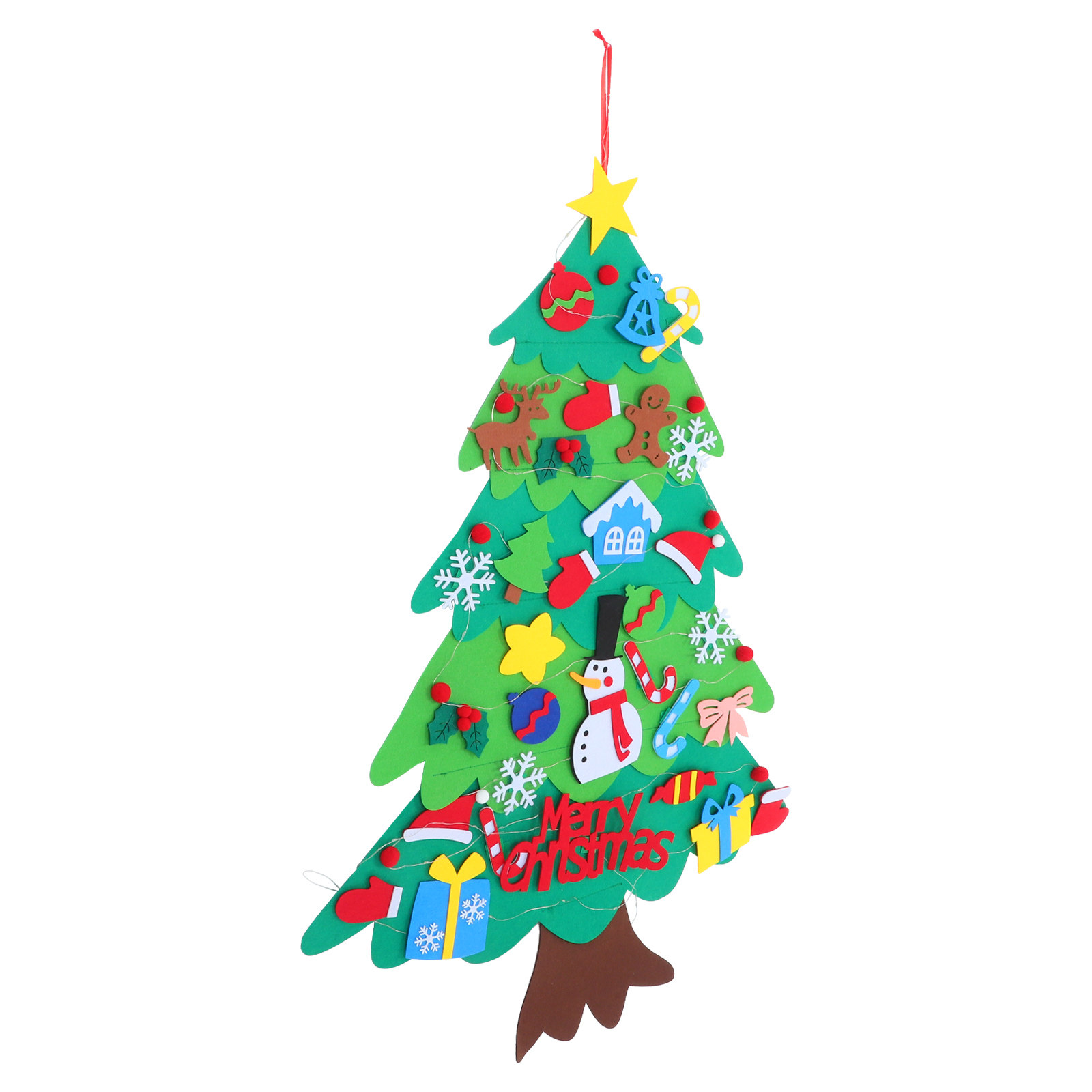 1Set Felt Christmas Tree Wall  - Christmas Stocking Hanging review and price