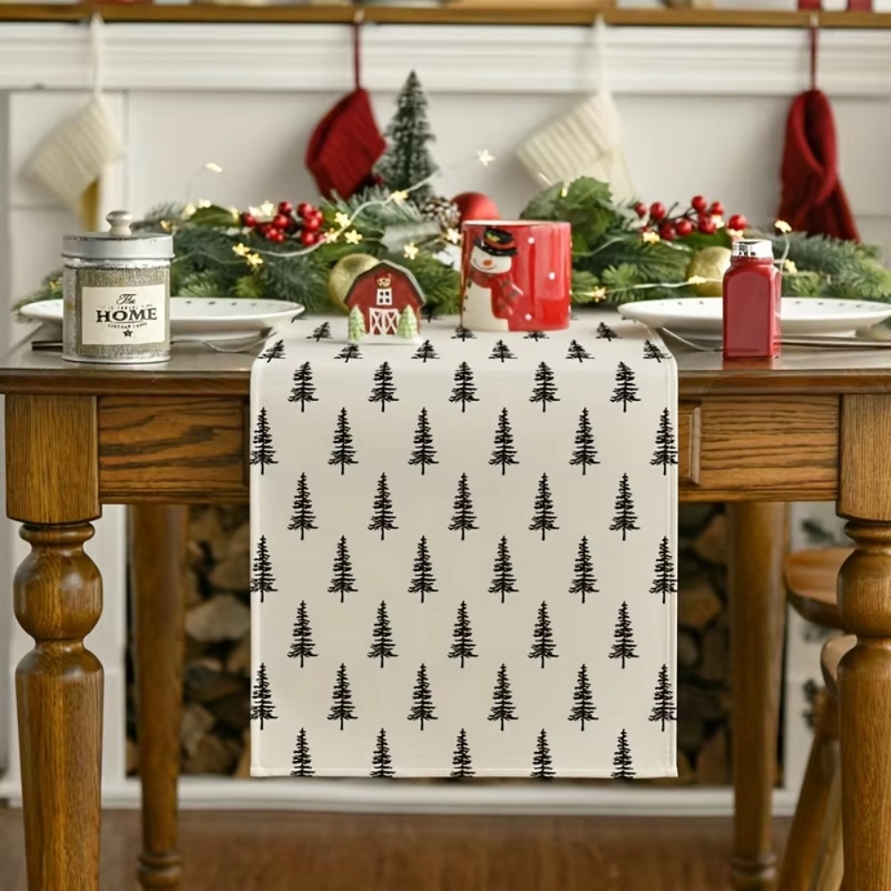 Minimalist Christmas Tree Tabl - Christmas Table Runner review and price