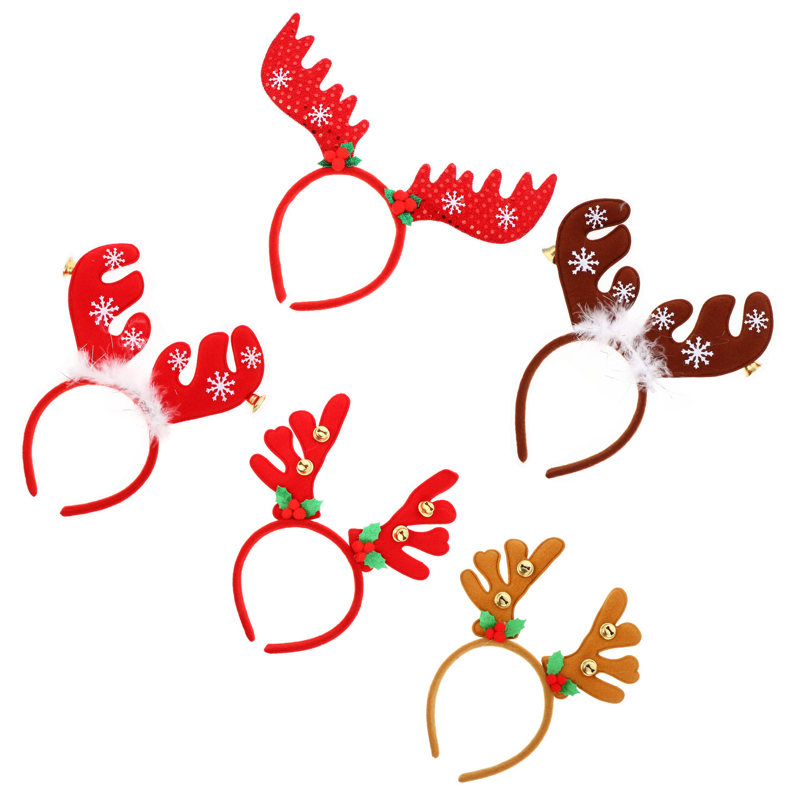 5Pcs Christmas Reindeer Antler - Reindeer Antlers Headband review and price