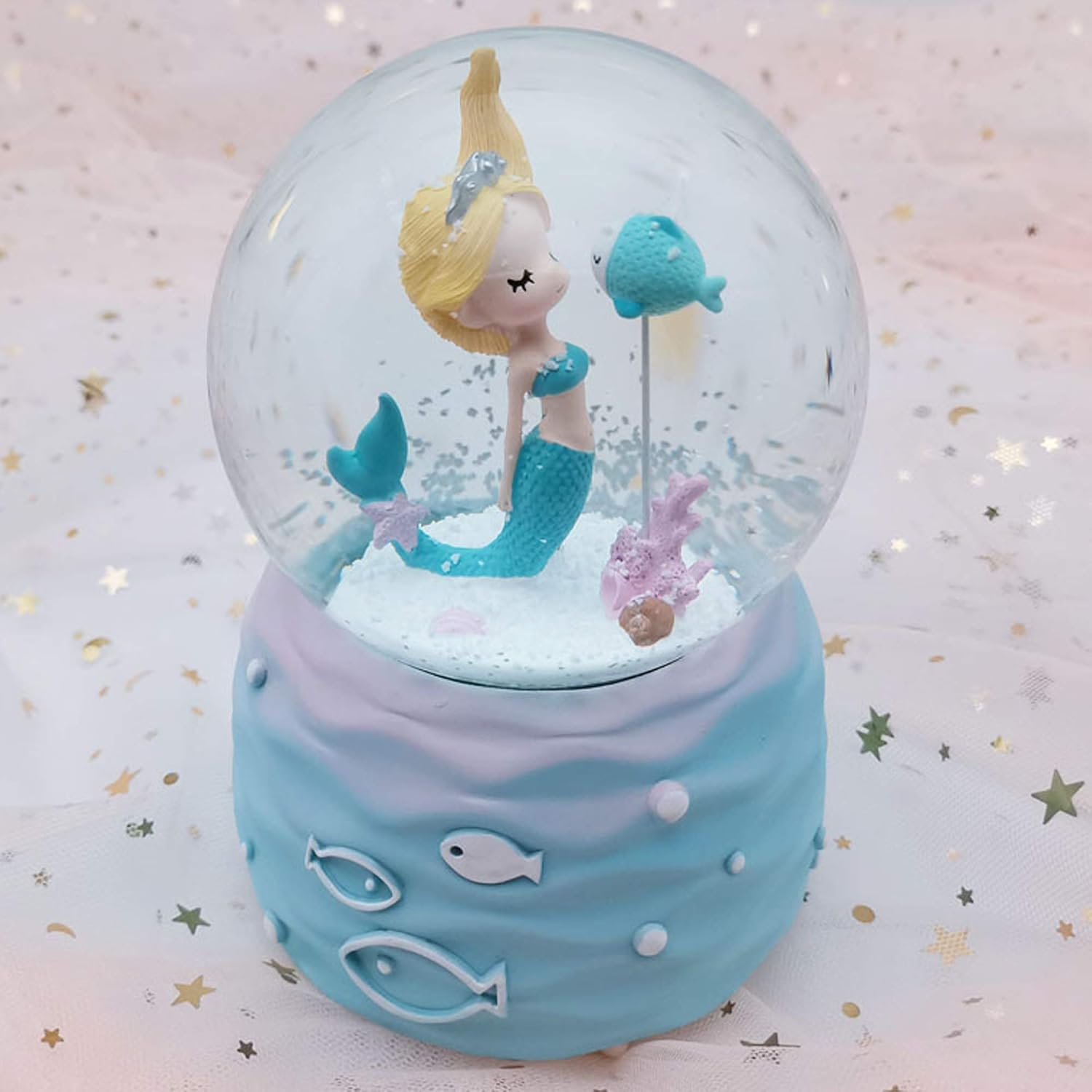Mermaid Snow Globe Music Box w - Snow Globe Musical review and price
