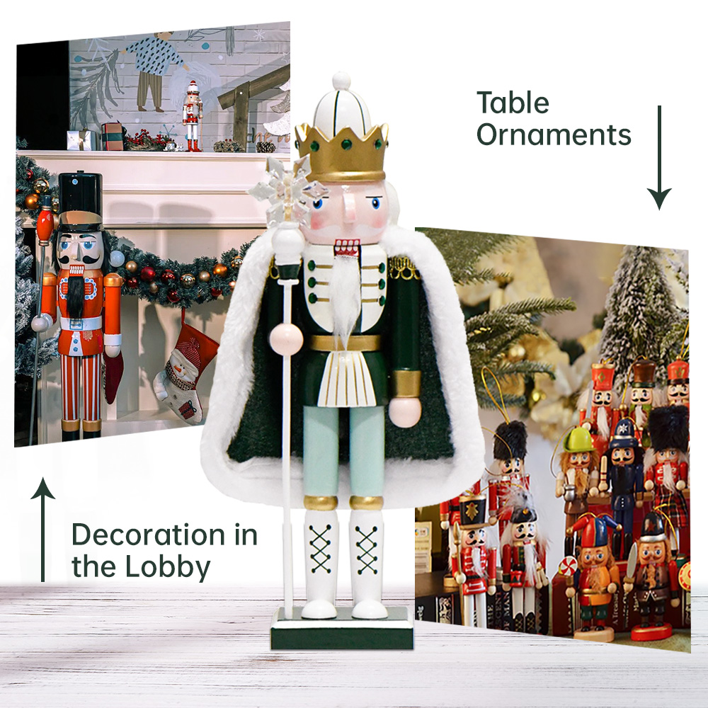 30CM Nutcracker snowflake cape - Nutcracker Figurine review and price