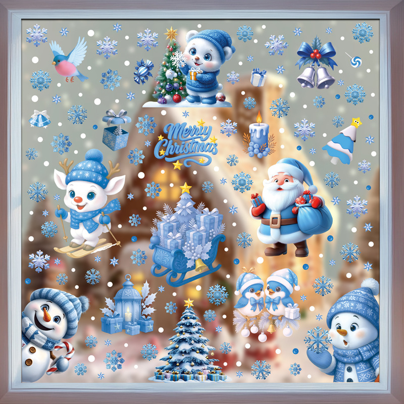 1Set Christmas Snowflake Windo - Snowflake Window Decal review and price