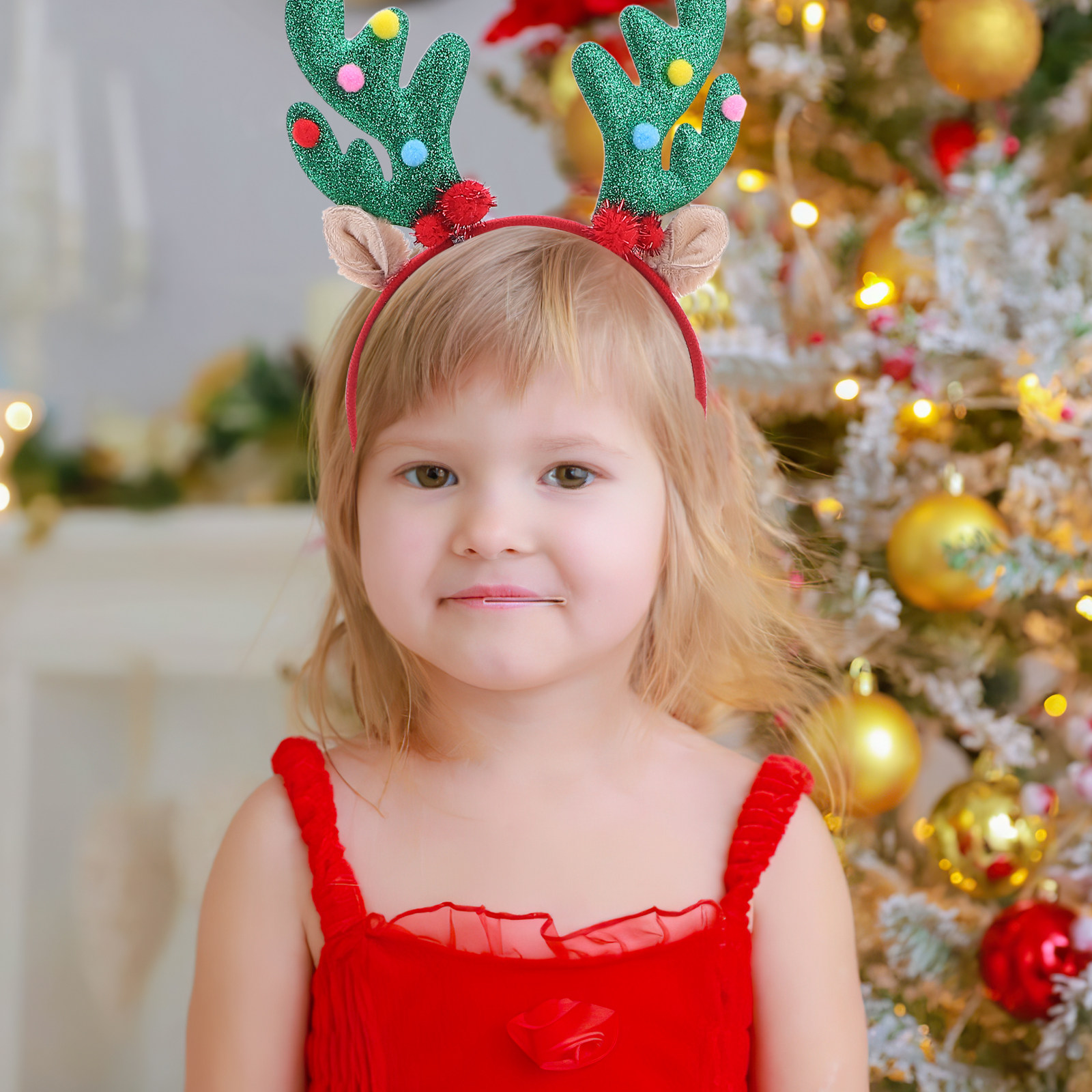2Pcs Christmas Deer Antlers He - Reindeer Antlers Headband review and price