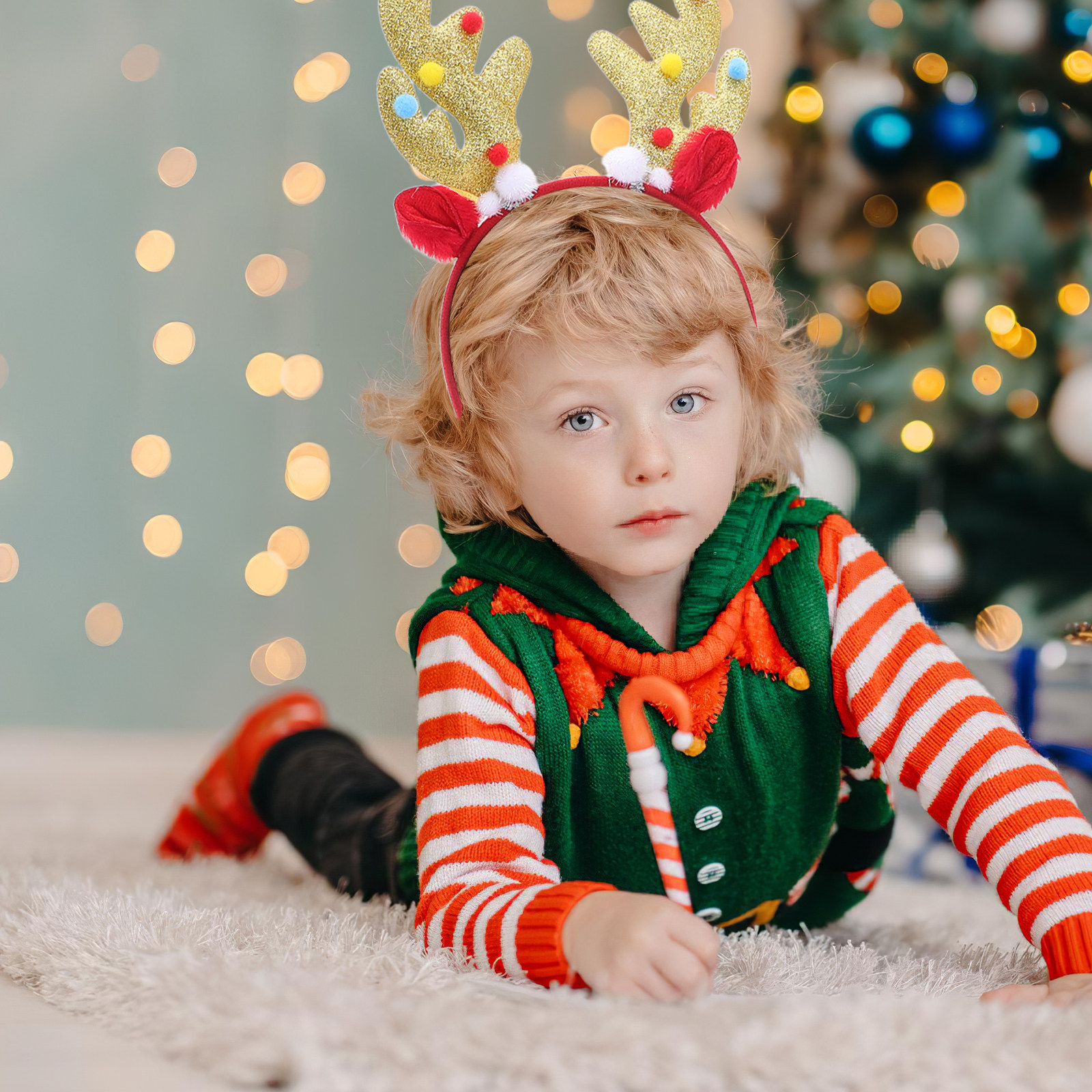 2Pcs Christmas Deer Antlers He - Reindeer Antlers Headband review and price