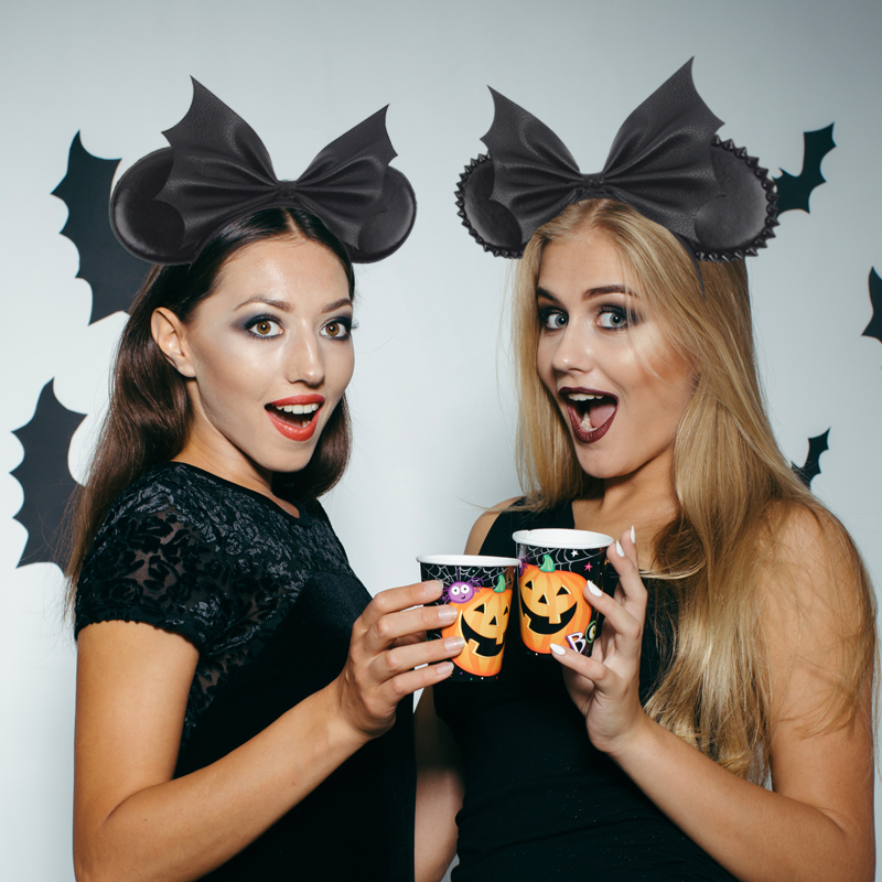 NEW Halloween Mouse Ears Headb - Ribbon Bow Gift review and price