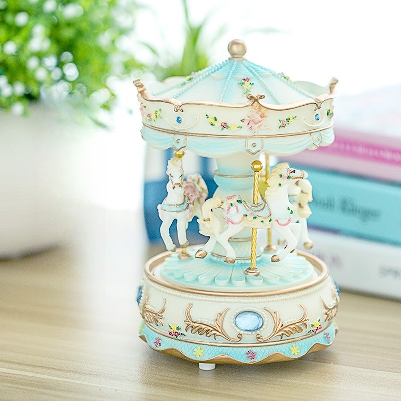 Handmade Resin Carousel Music  - Snow Globe Musical review and price