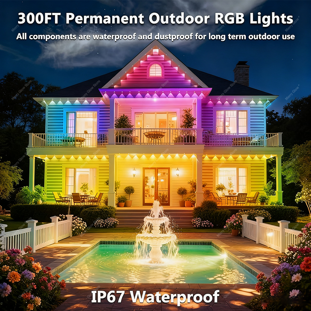 Permanent Outdoor Eave Lights  - Led Fairy String Lights review and price