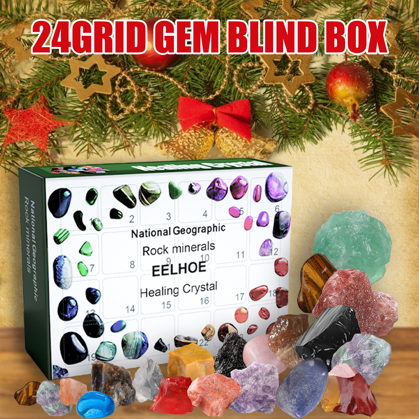 24 Day Stone Advent Calendar R - Advent Calendar Gift review and price
