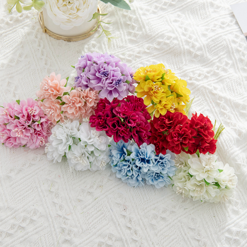 18Pcs Artificial Flowers Stame - Christmas Wreath Fake review and price