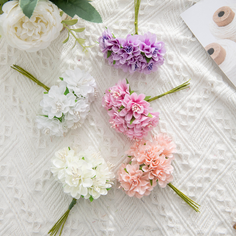 18Pcs Artificial Flowers Stame - Christmas Wreath Fake review and price