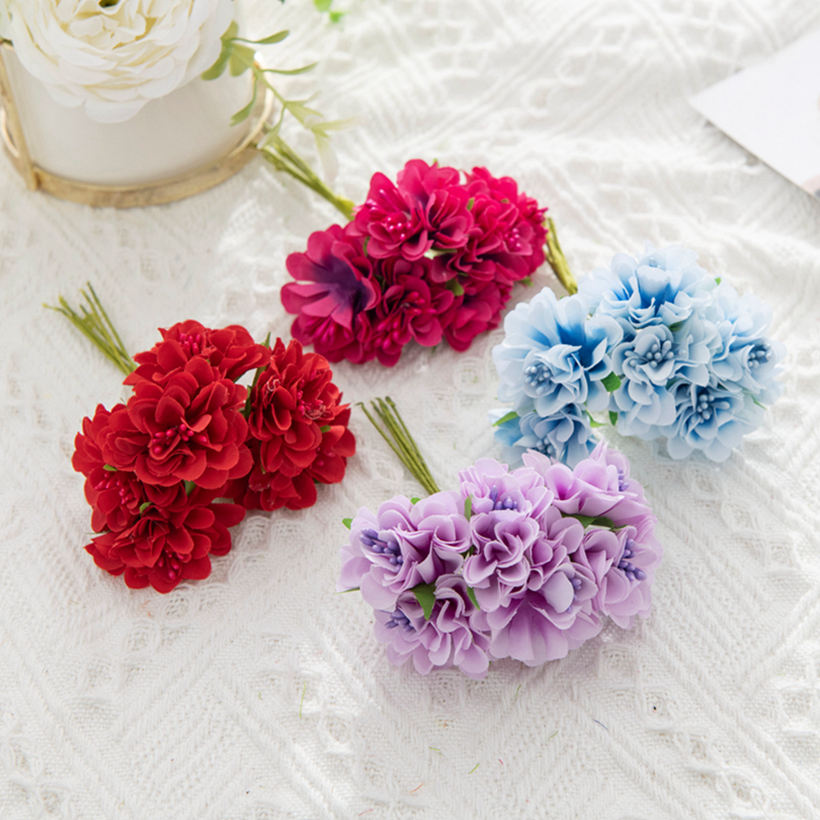 18Pcs Artificial Flowers Stame - Christmas Wreath Fake review and price