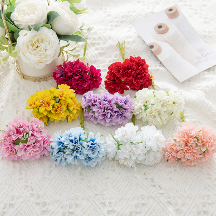 18Pcs Artificial Flowers Stame - Christmas Wreath Fake review and price