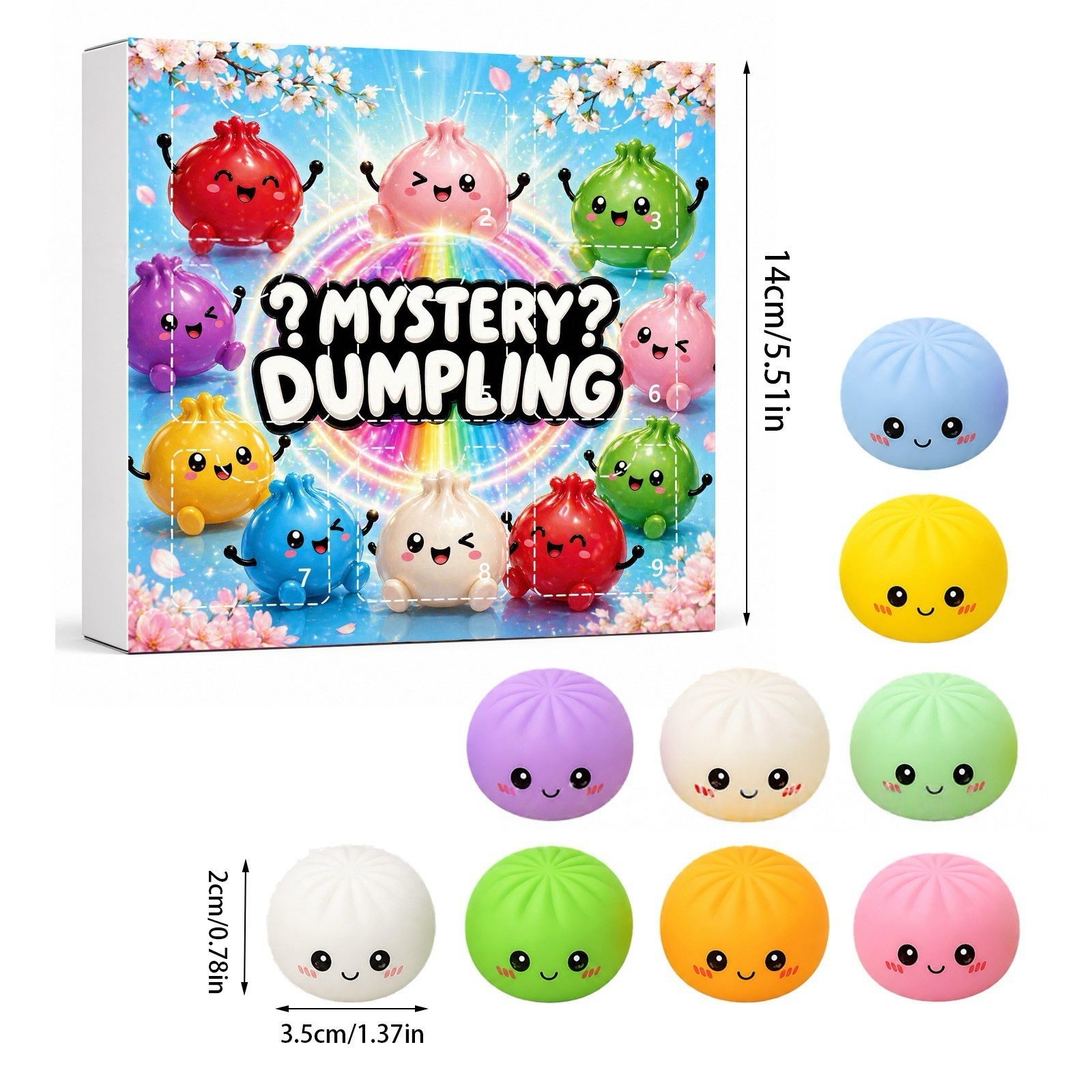 Kawaii Squishy Dumpling Advent - Advent Calendar Gift review and price
