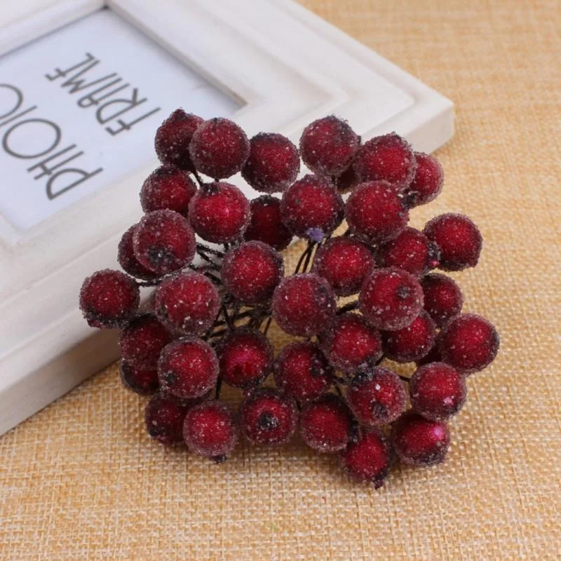 Artificial Frosted Holly Berri - Christmas Wreath Fake review and price