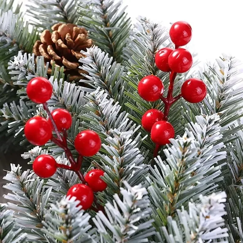 100/5PCS Artificial Red Berrie - Christmas Wreath Fake review and price