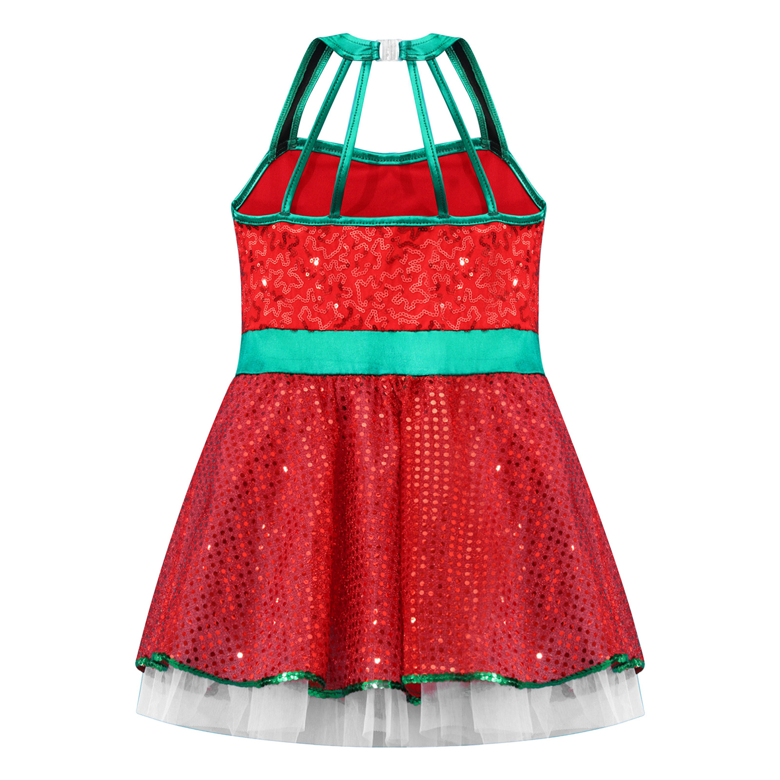 Girls Christmas Dance Dress Sl - Elf Costume Christmas review and price